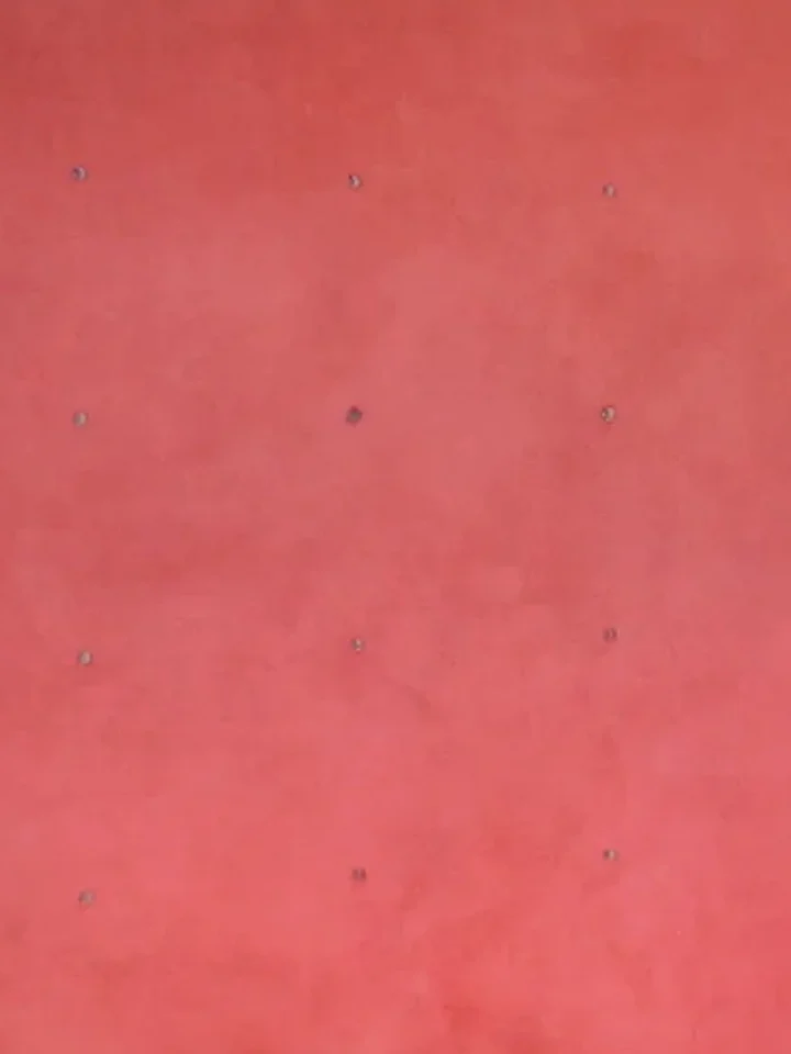 Specimen M-06: plaster wall, red